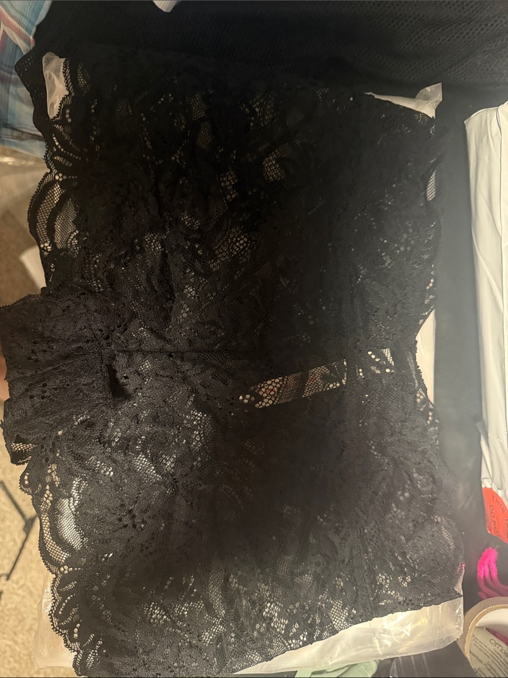 Free Peolple NWT Black boyshort underwear.